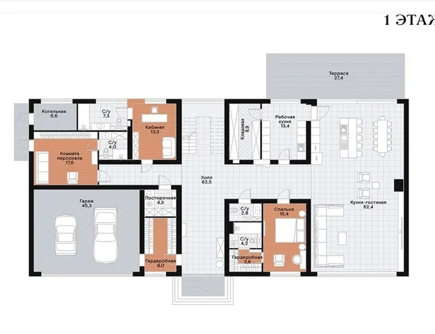 дом  в КП Миллениум Парк, 19 км от МКАД