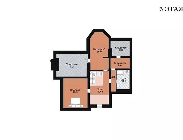 дом  в КП Княжье Озеро, 23 км от МКАД