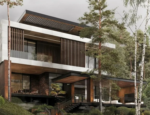 дом  в КП Солослово, 15 км от МКАД