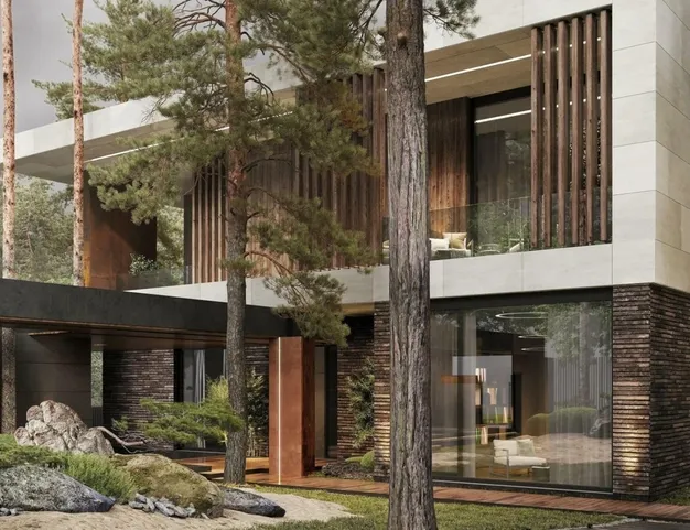 дом  в КП Солослово, 15 км от МКАД