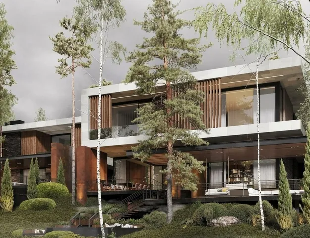 дом  в КП Солослово, 15 км от МКАД