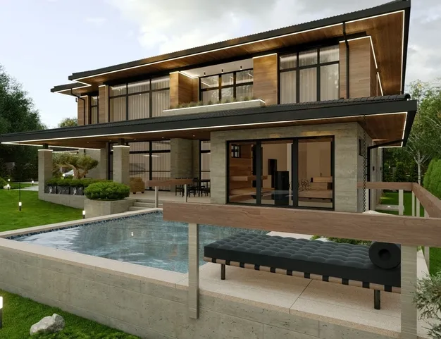 дом  в КП Павлово Village, 14 км от МКАД