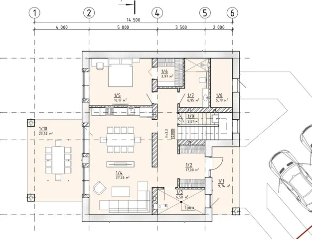 дом  в КП Павлово Village, 14 км от МКАД