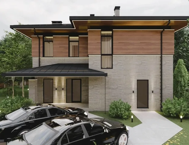 дом  в КП Павлово Village, 14 км от МКАД