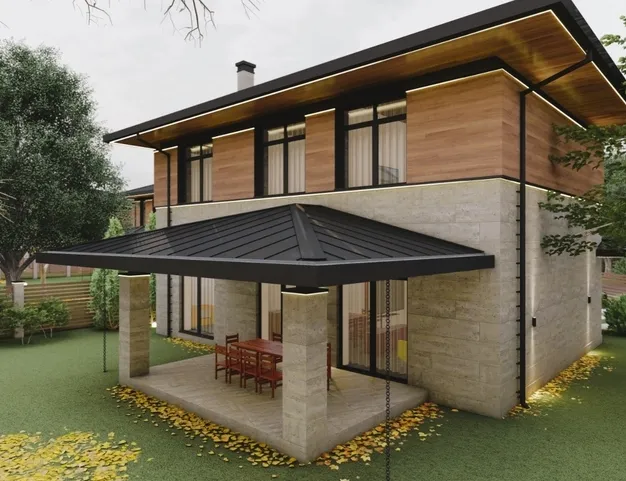 дом  в КП Павлово Village, 14 км от МКАД