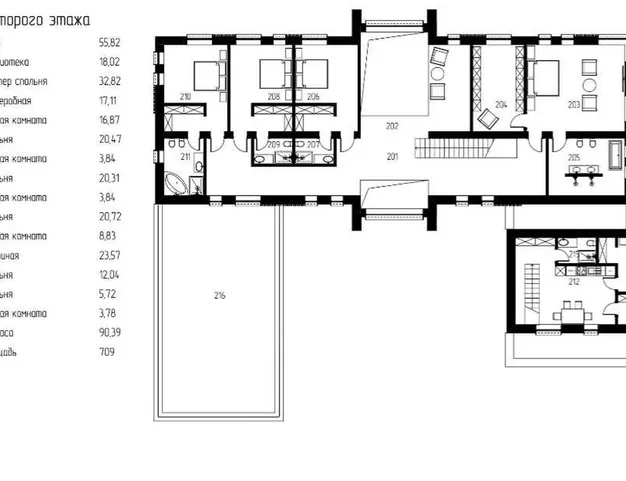 дом  в КП Ренессанс Парк, 19 км от МКАД