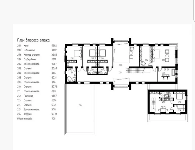 дом  в КП Ренессанс Парк, 19 км от МКАД
