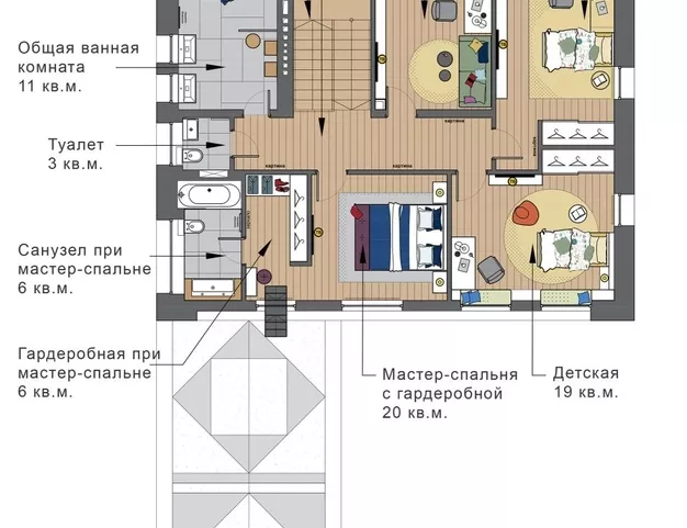 дом  в КП Новорижский, 19 км от МКАД