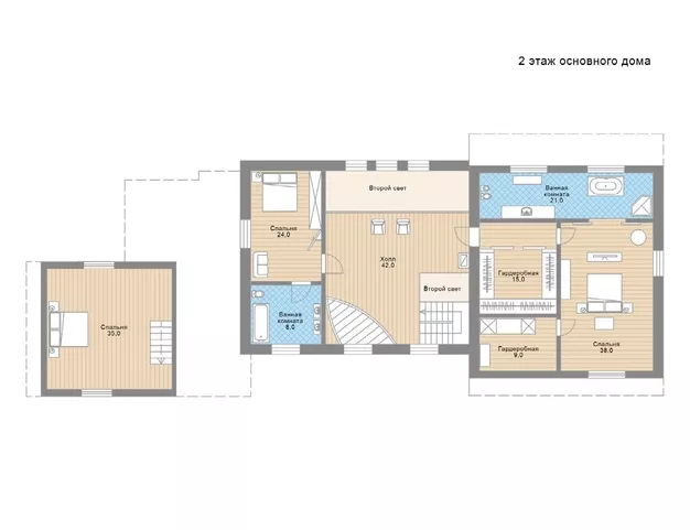 дом  в КП Зеленая Роща-1, 35 км от МКАД