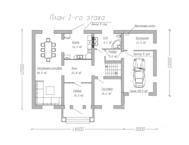дом  в КП Новорижский, 19 км от МКАД