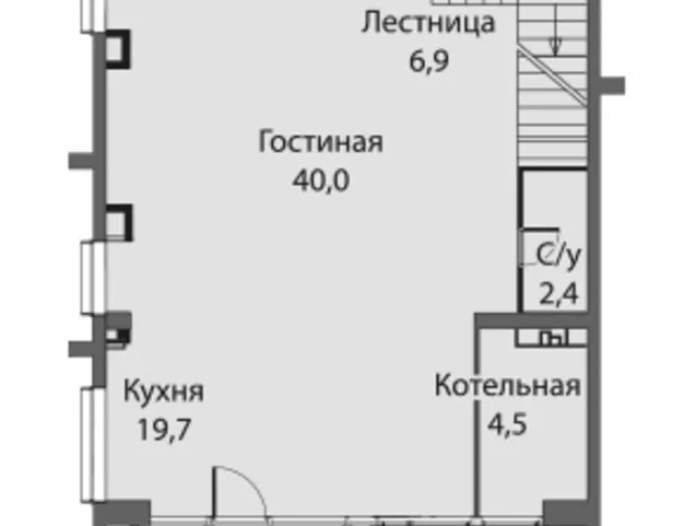 таунхаус  в КП Futuro Park, 23 км от МКАД