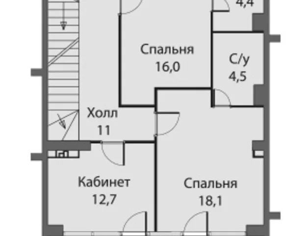 таунхаус  в КП Futuro Park, 23 км от МКАД