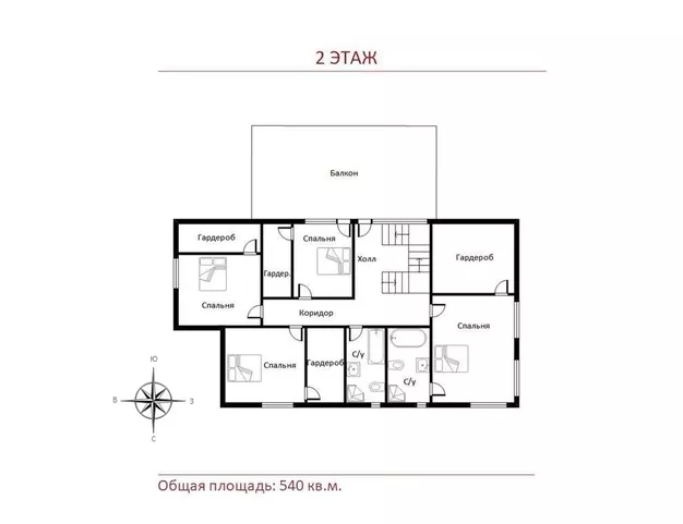 дом  в КП Шато Соверен, 16 км от МКАД