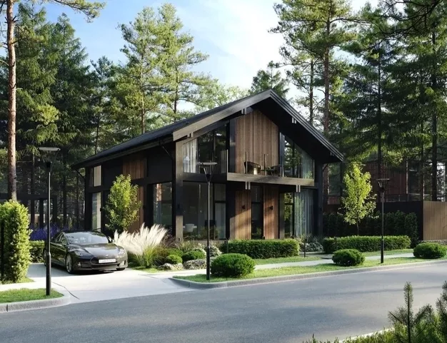 дом  в КП Лесные Зори, 25 км от МКАД