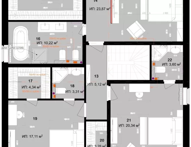 дом  в КП СНТ Горки-2, 17 км от МКАД