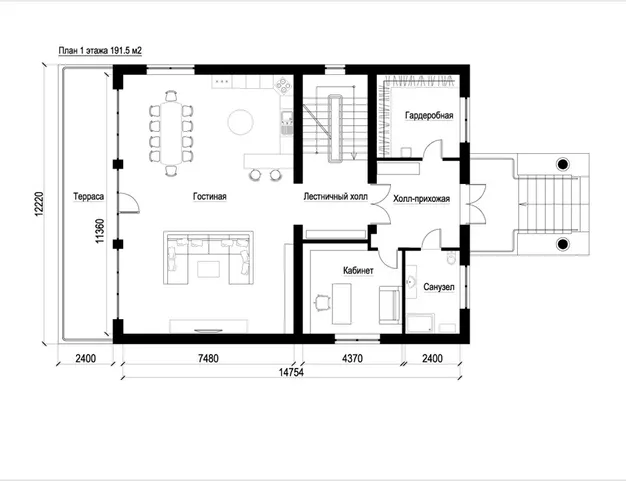дом  в КП Романово-4, 15 км от МКАД