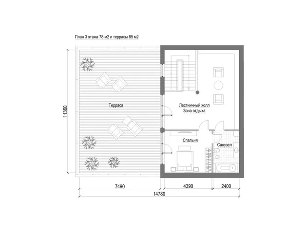 дом  в КП Романово-4, 15 км от МКАД