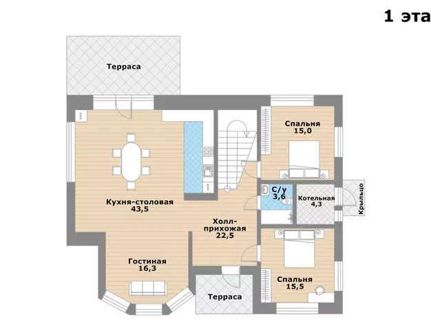 дом  в КП Зеленая Роща-1, 35 км от МКАД