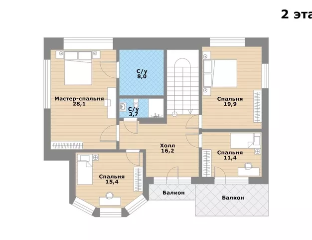 дом  в КП Зеленая Роща-1, 35 км от МКАД