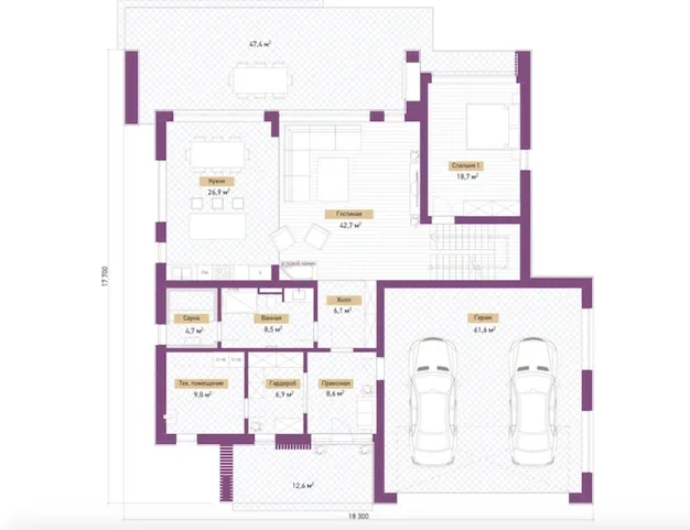 дом  в КП Корнер Лапино, 20 км от МКАД