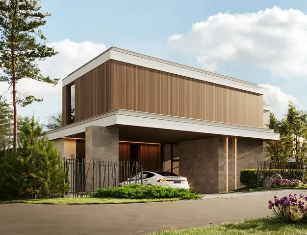 дом  в КП Заречный, 18 км от МКАД