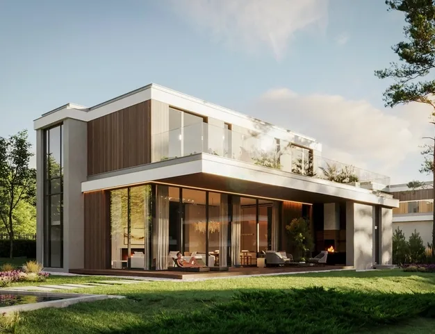 дом  в КП Заречный, 18 км от МКАД