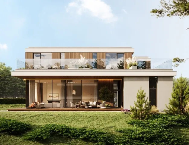 дом  в КП Заречный, 18 км от МКАД