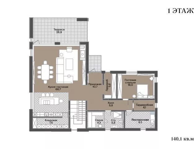 дом  в КП Павлово-2, 14 км от МКАД