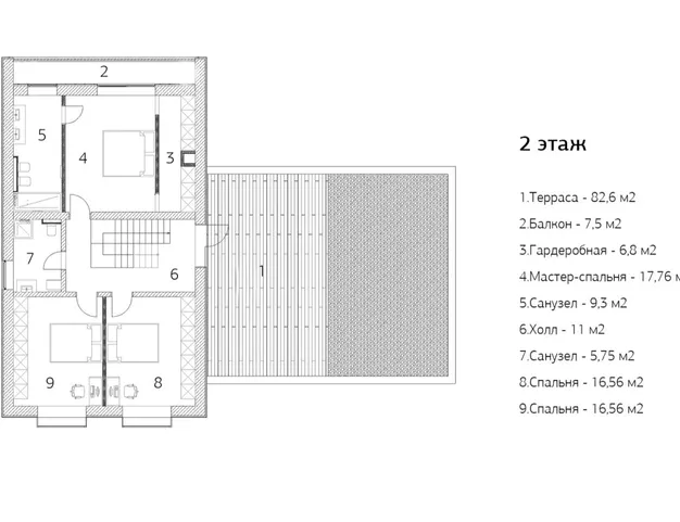 дом  в КП Ильинские Холмы, 39 км от МКАД