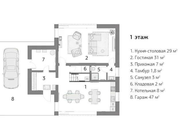 дом  в КП Ильинские Холмы, 39 км от МКАД