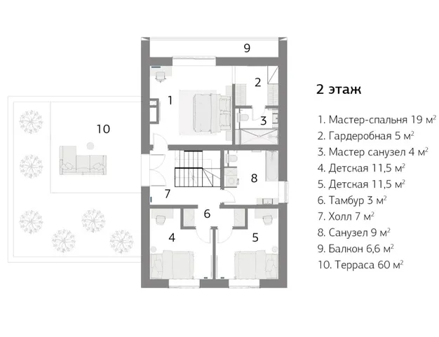 дом  в КП Ильинские Холмы, 39 км от МКАД