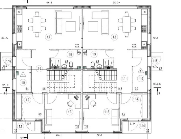дом  в КП Аносино Парк, 25 км от МКАД