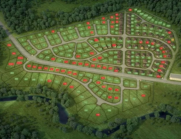 участок  в КП Подмосковные Просторы, 32 км от МКАД