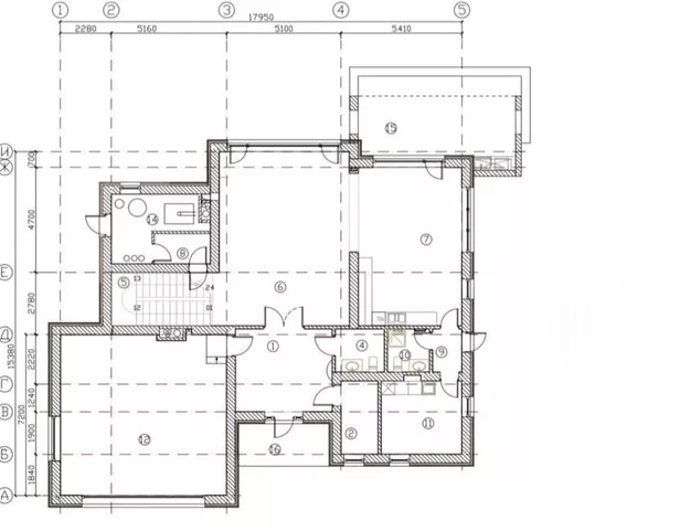 дом  в КП Заря, 16 км от МКАД