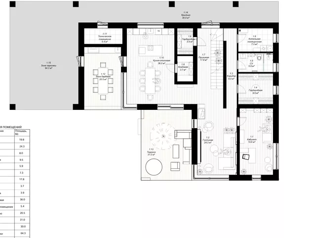 дом  в КП Писатели Форест, 10 км от МКАД