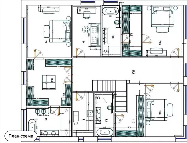 дом  в КП Миллениум Парк, 19 км от МКАД