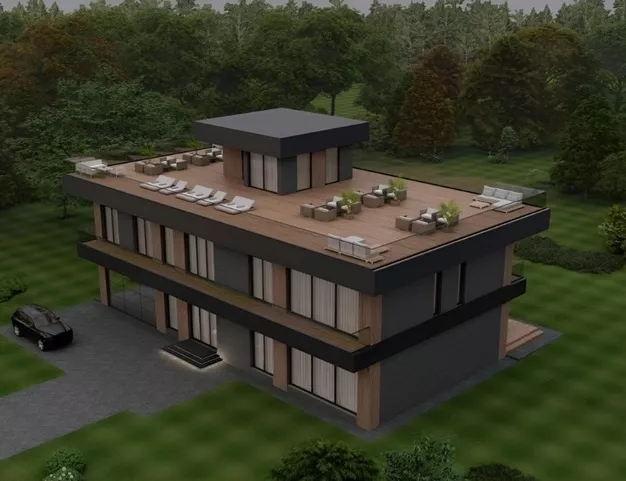 дом  в КП Миллениум Парк, 19 км от МКАД