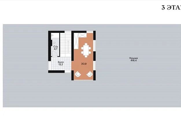 дом  в КП Миллениум Парк, 19 км от МКАД