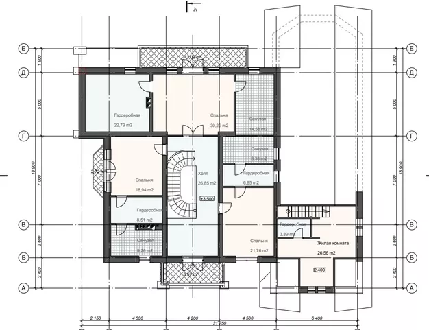 дом  в КП Ильинский Ландшафт, 12 км от МКАД