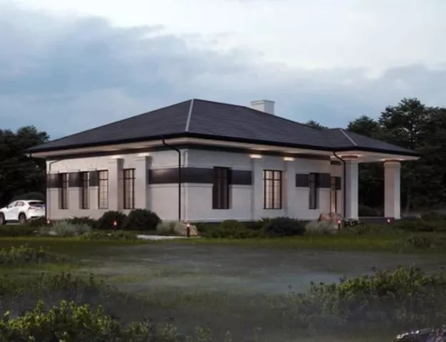 дом  в КП Онегино, 25 км от МКАД