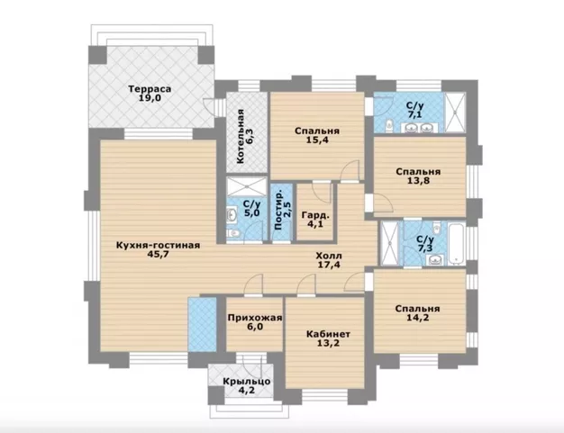 дом  в КП Онегино, 25 км от МКАД