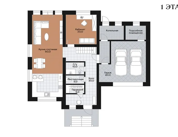 дом  в КП Княжье Озеро, 23 км от МКАД