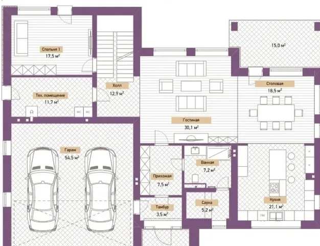 дом  в КП Корнер Лапино, 20 км от МКАД