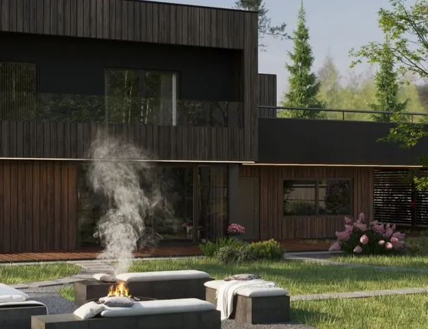 дом  в КП Ильинские Холмы, 39 км от МКАД