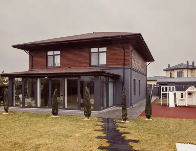 дом  в КП Подмосковные Просторы, 32 км от МКАД