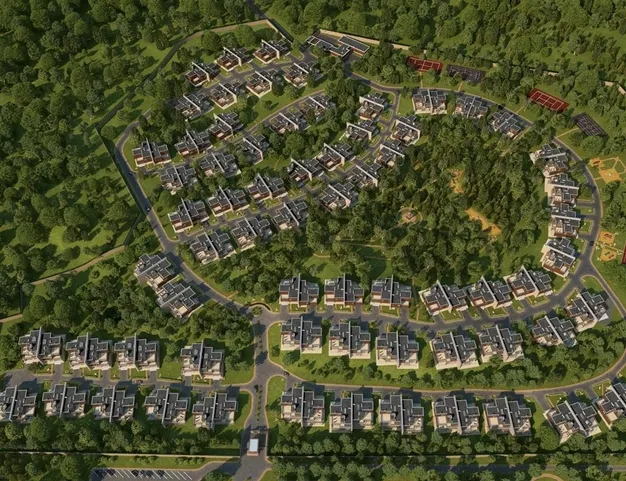 таунхаус  в КП Резиденция Рублево, 0 км от МКАД