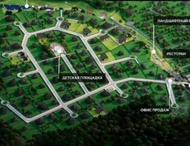 участок  в КП Папушево, 24 км от МКАД