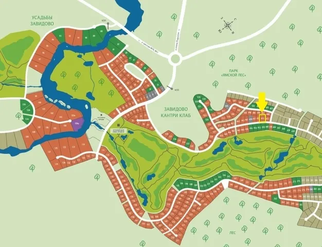 участок  в КП Завидово Кантри Клаб, 28 км от МКАД