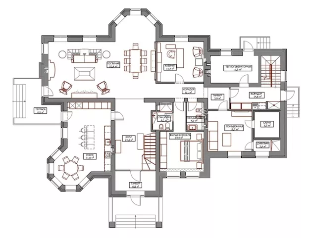 дом  в КП Ренессанс Парк, 19 км от МКАД