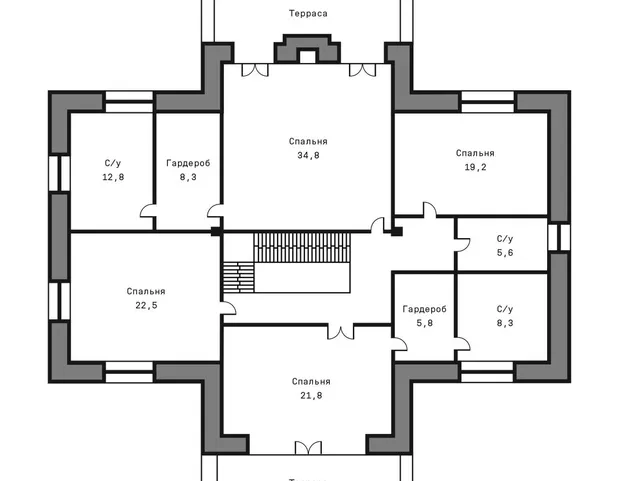 дом  в КП Ренессанс Парк, 19 км от МКАД